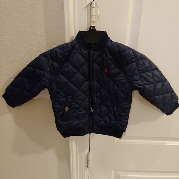 Polo by Ralph Lauren Kids Navy Puffer Jacket - Picture 2 of 3